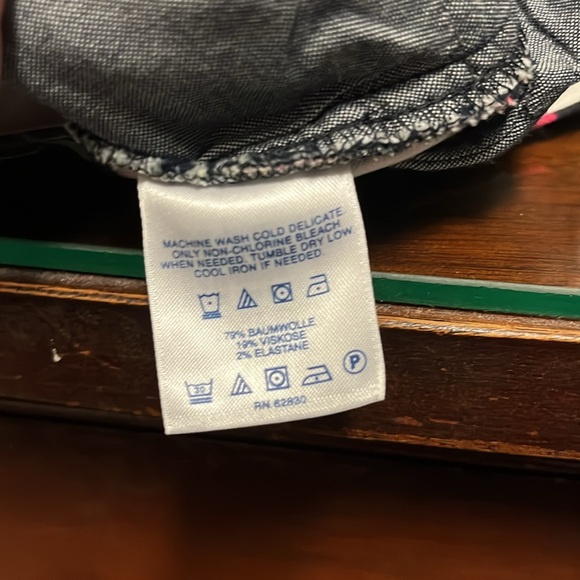 NWOT Host Pick Lands' End Women's 4 Petite Floral Mid Rise Shorts W/Pockets - Picture 12 of 12